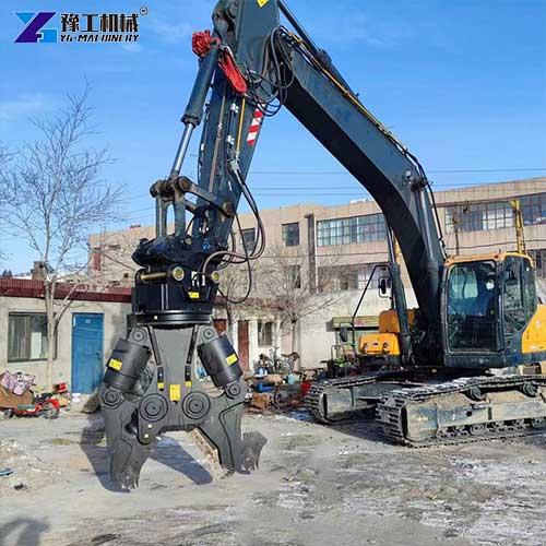 demolition shears excavator