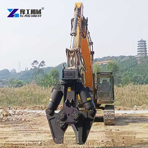 excavator demolition shear
