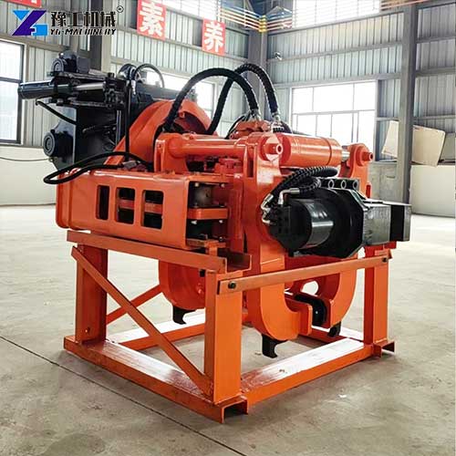 excavator pile driver