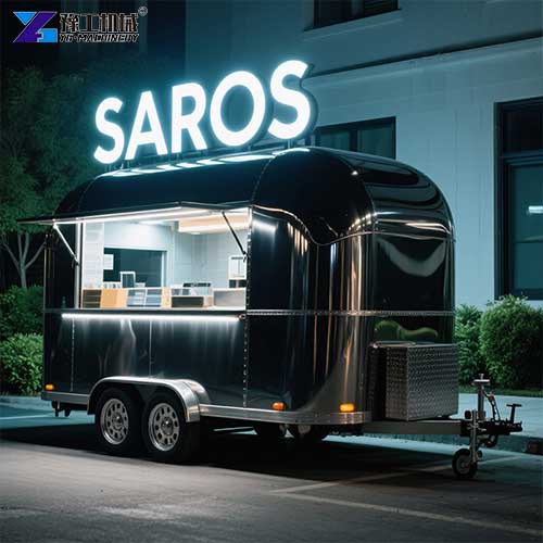 hamburger food trailer
