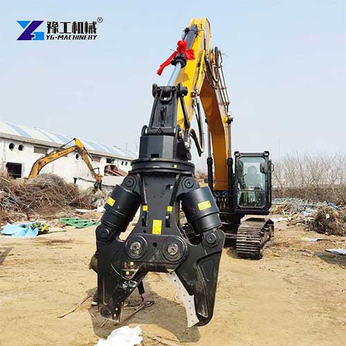 metal shear for excavator