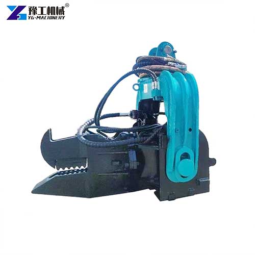 mini excavator pile driver attachment