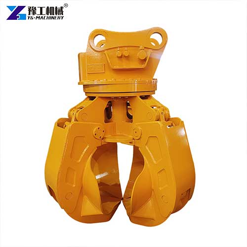 mini excavator with claw