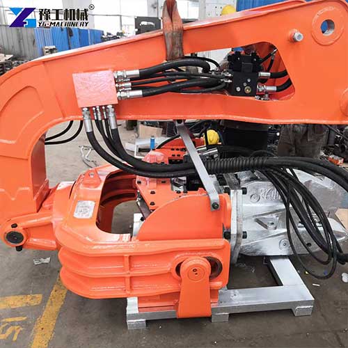 piling attachment for excavator