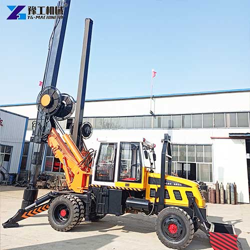 rotary drilling machine for soil investigation