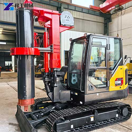 rotary pile drilling rig