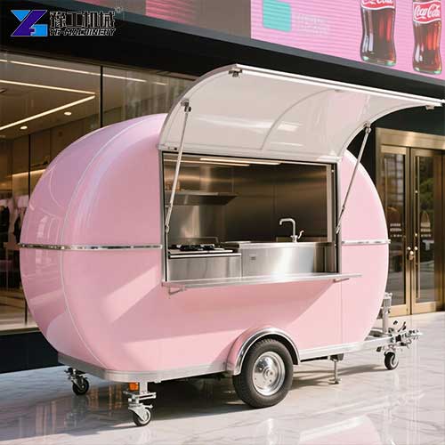small mobile kitchen trailer