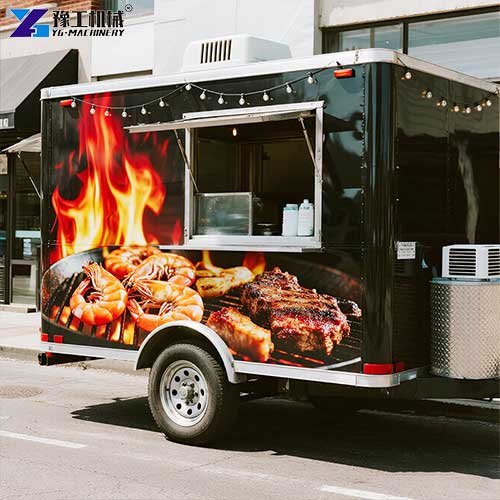 barbecue food cart