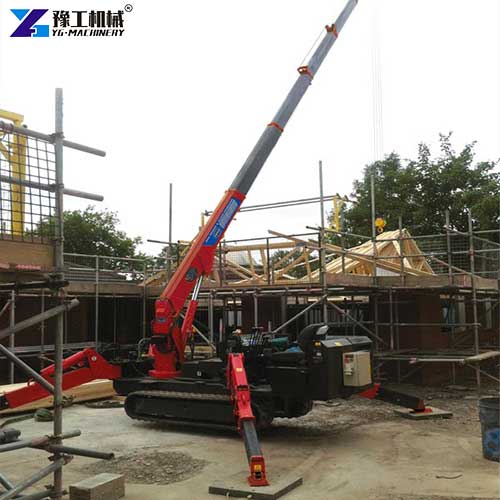 compact spider crawler crane