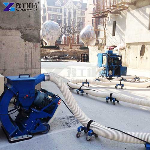 concrete floor shot blasting machine