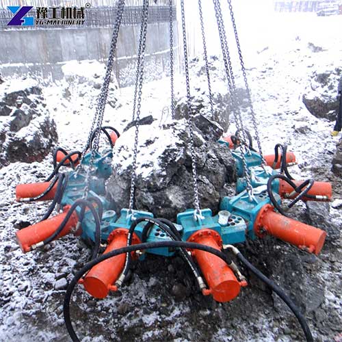 concrete pile breaker application