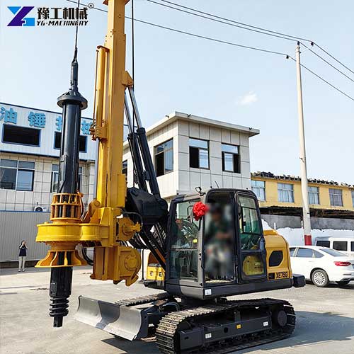 crawler rotary drilling rig