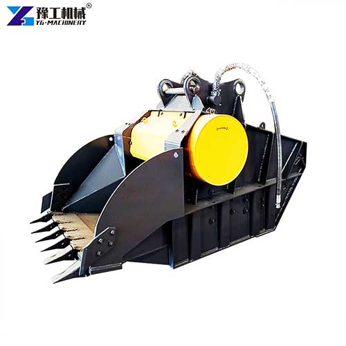 excavator crusher attachment