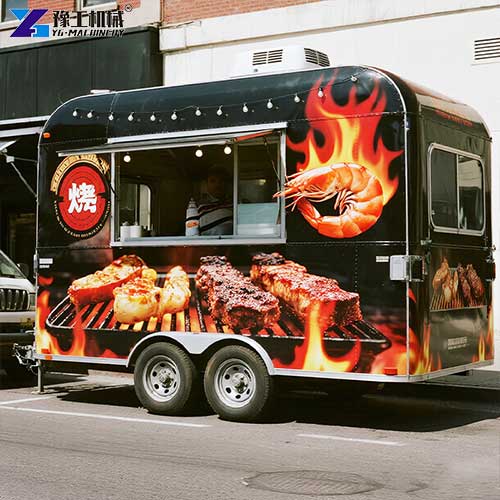 fully equipped bbq concession trailers