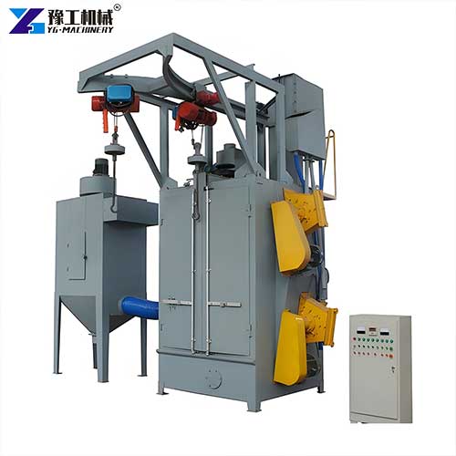 hook type shot peening machine