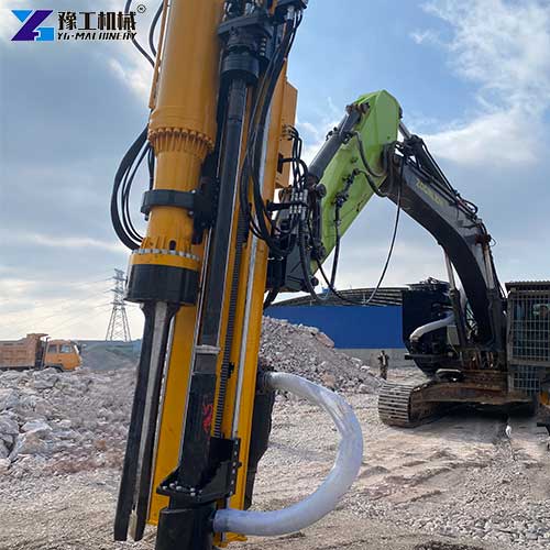 hydraulic rock drill and splitter machine