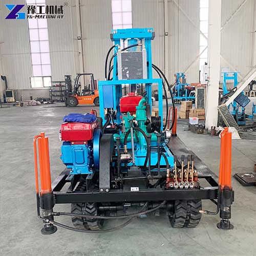 hydraulic water well drilling rig