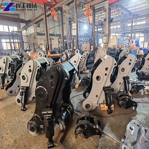 mini digger quick hitch
