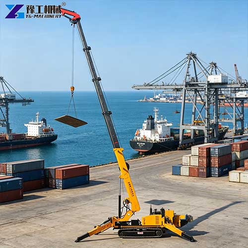 mobile spider crane price