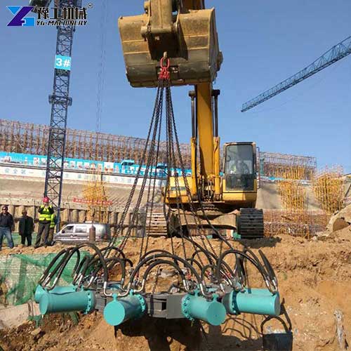 pile crusher for excavator