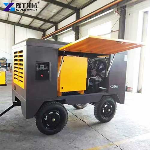 portable air compressor for sandblasting