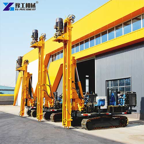 portable helical pile driver