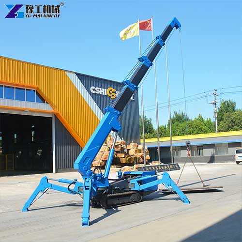 small crawler spider crane