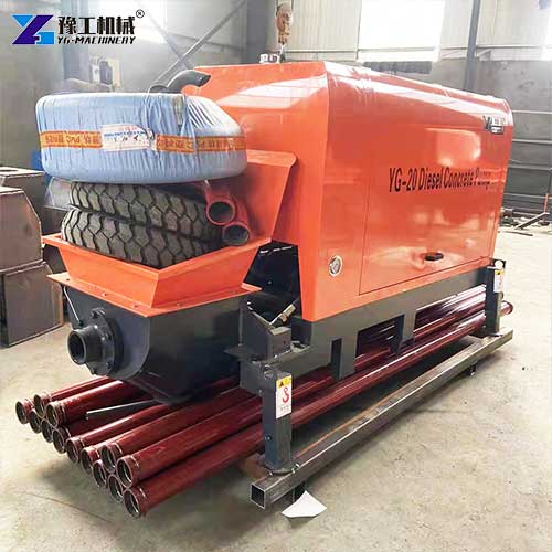 YG diesel concrete pump trailer