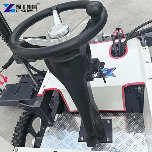 concrete floor leveling machine control console