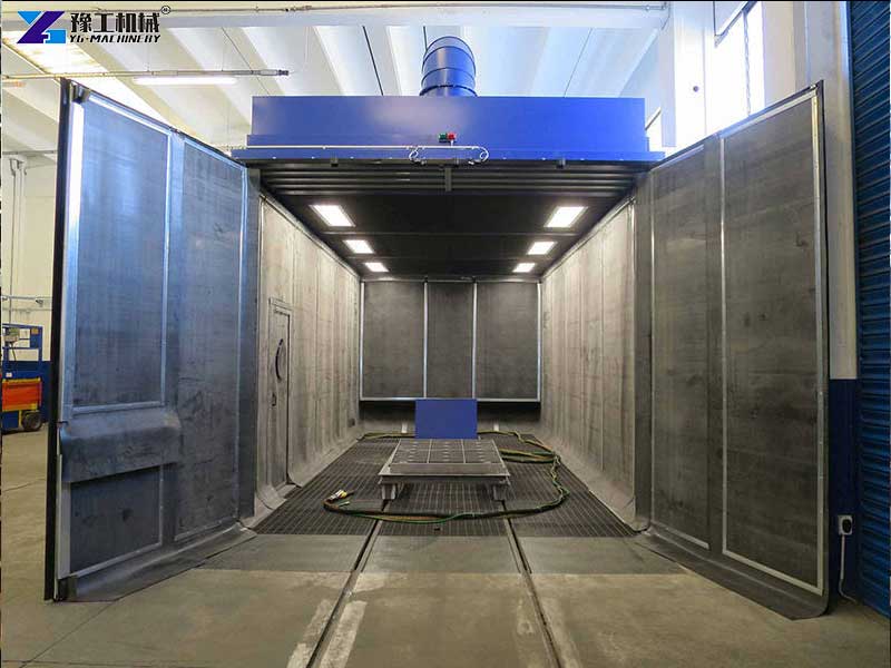container sandblasting room for sale