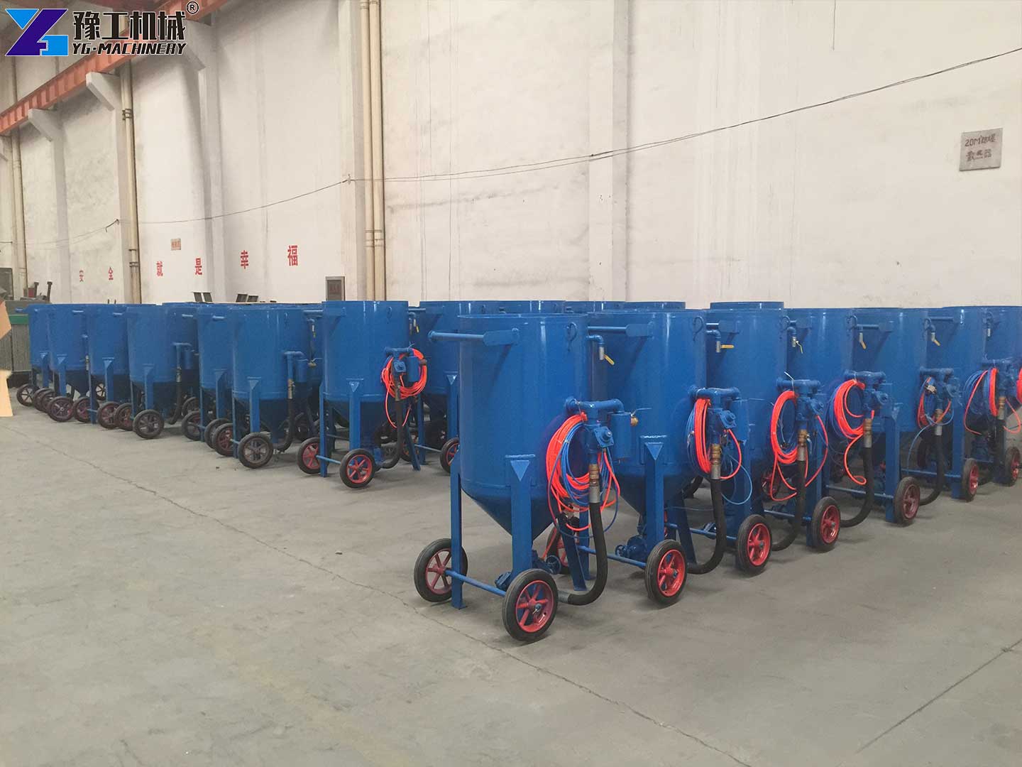 dust free sand blaster