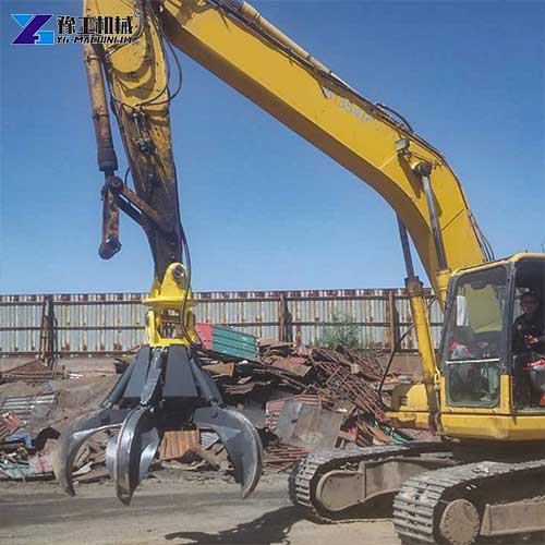excavator hydraulic grapple