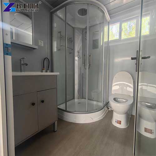 expandable prefab house shower room