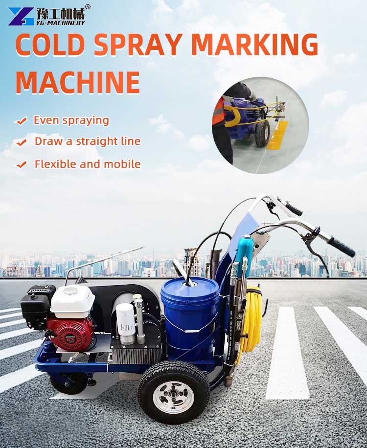 hand push cold paint road marking machine