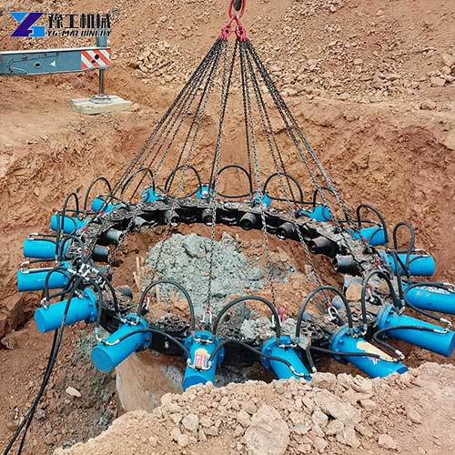 hydraulic hammer piling machine