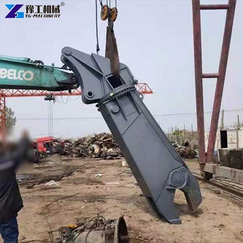 hydraulic metal shear excavator