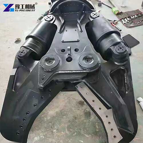 hydraulic shear attachment for excavator