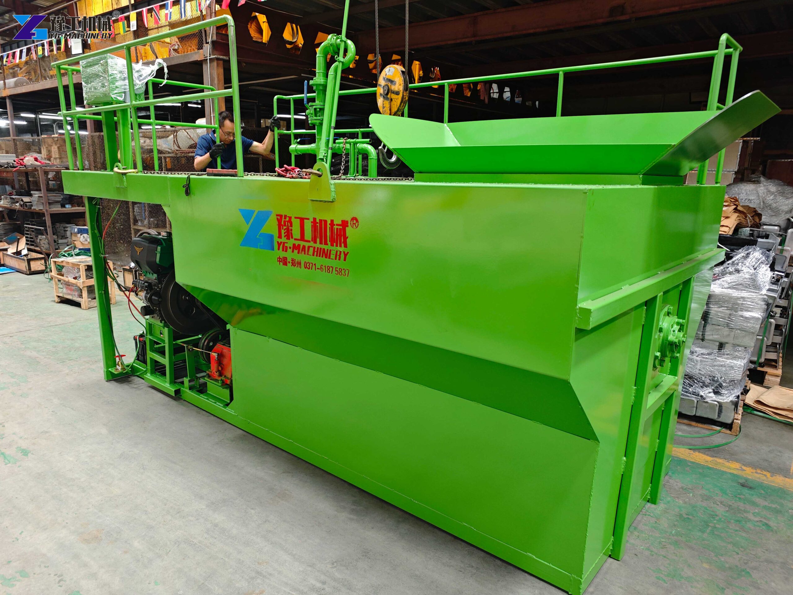 landscaping hydroseeder machine