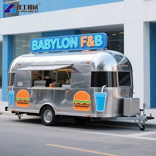 mobile food cart trailer
