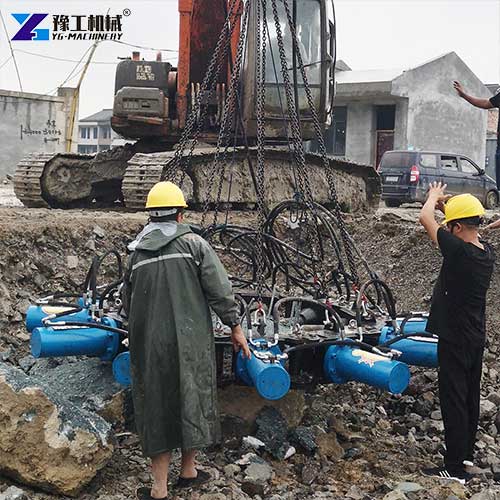 pile crusher for excavator