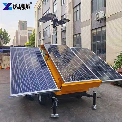 portable construction light towers