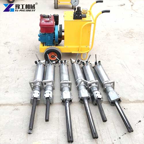 portable hydraulic stone splitter