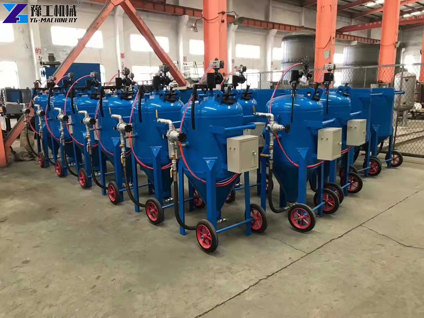 portable shot blasting machine