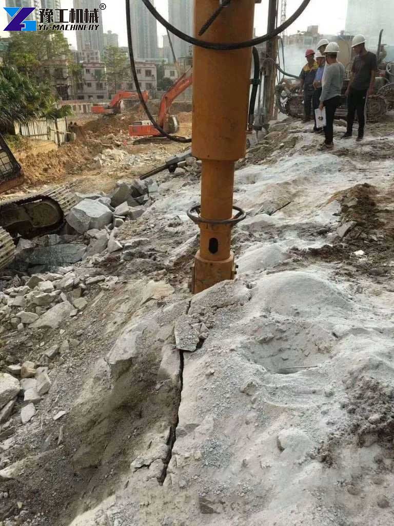 rock splitter machine for excavator
