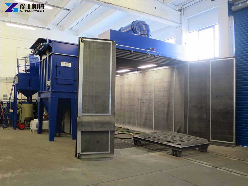 sandblasting room