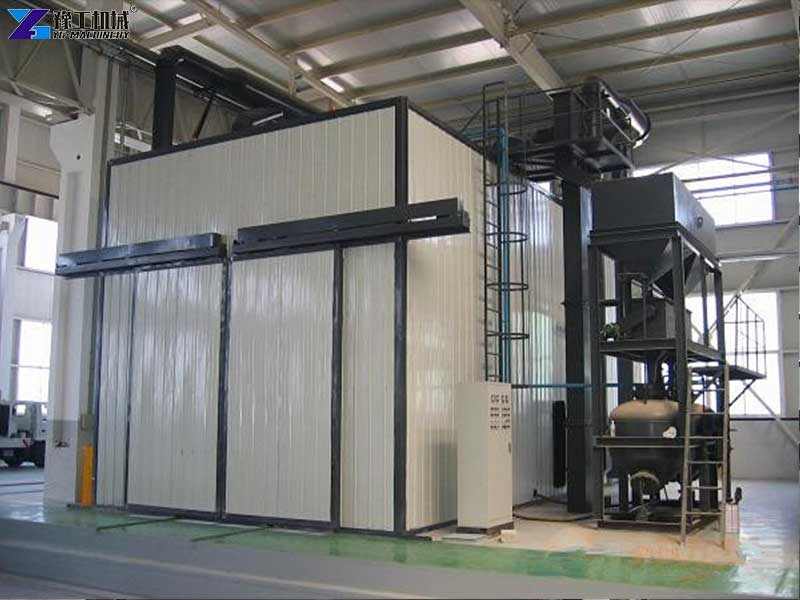 shot blasting room