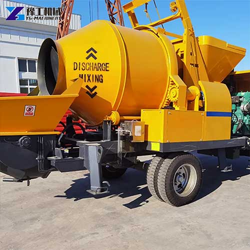 small concrete mixer pump