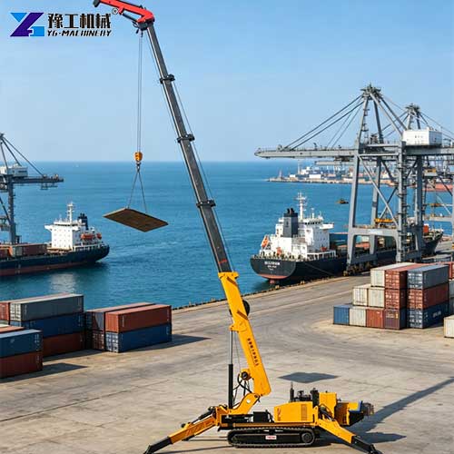 spider crawler crane application