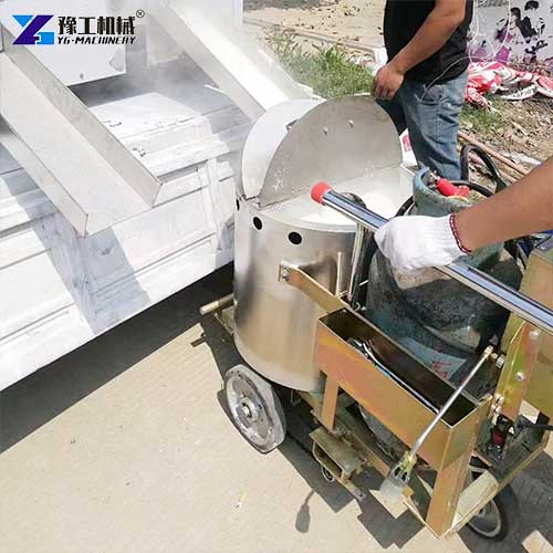 thermoplastic striping machine