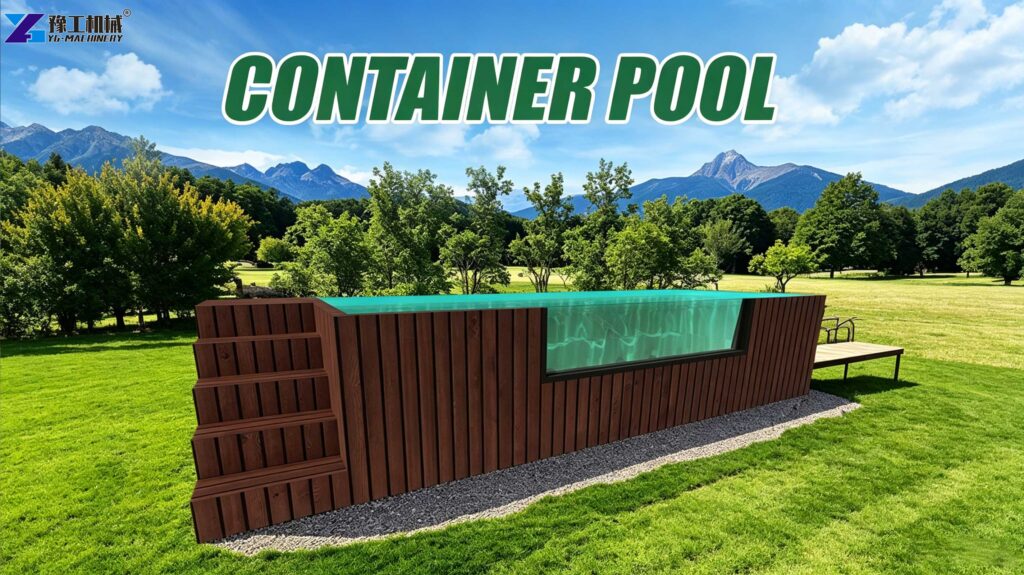 40ft container swimming pool